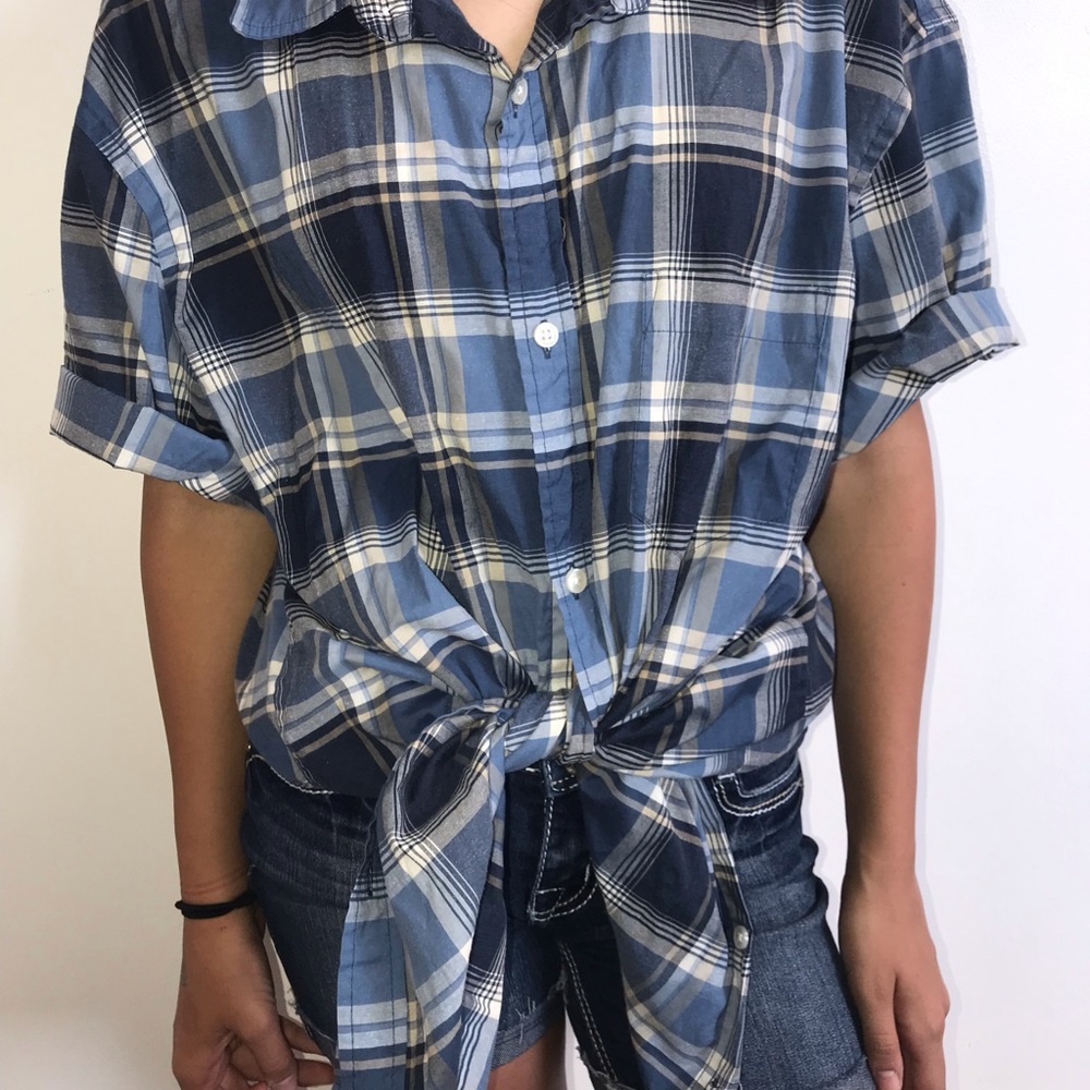 blue flannel